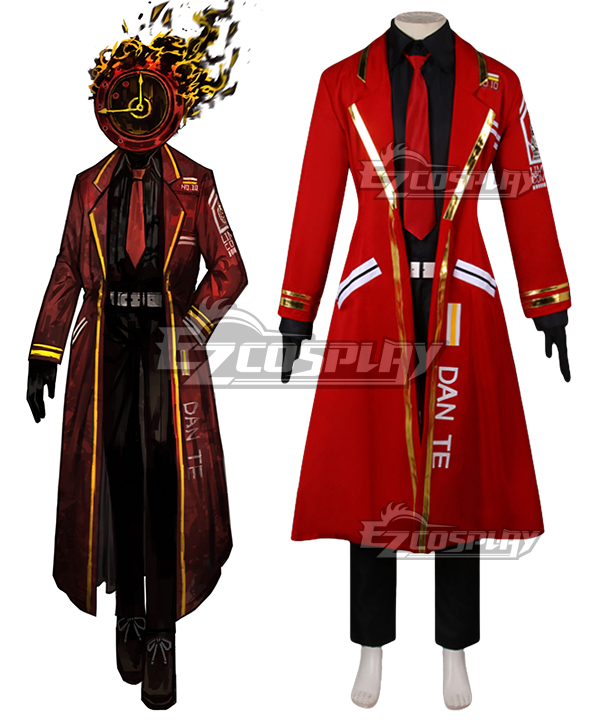 Limbus Company  Dante (Red Coat) Cosplay Costume