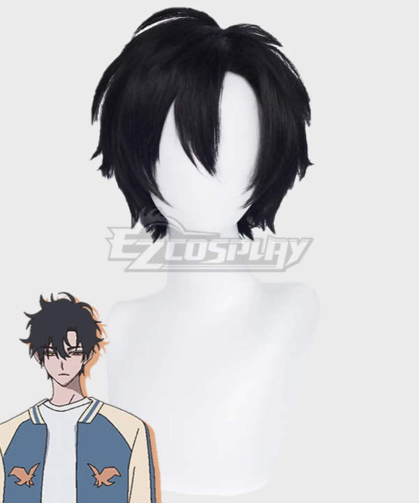 Link Click Xiaoshi Chen Black Cosplay Wig