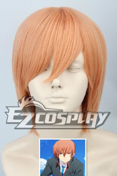 Little Busters Kyousuke Natsume Orange Cosplay Wig