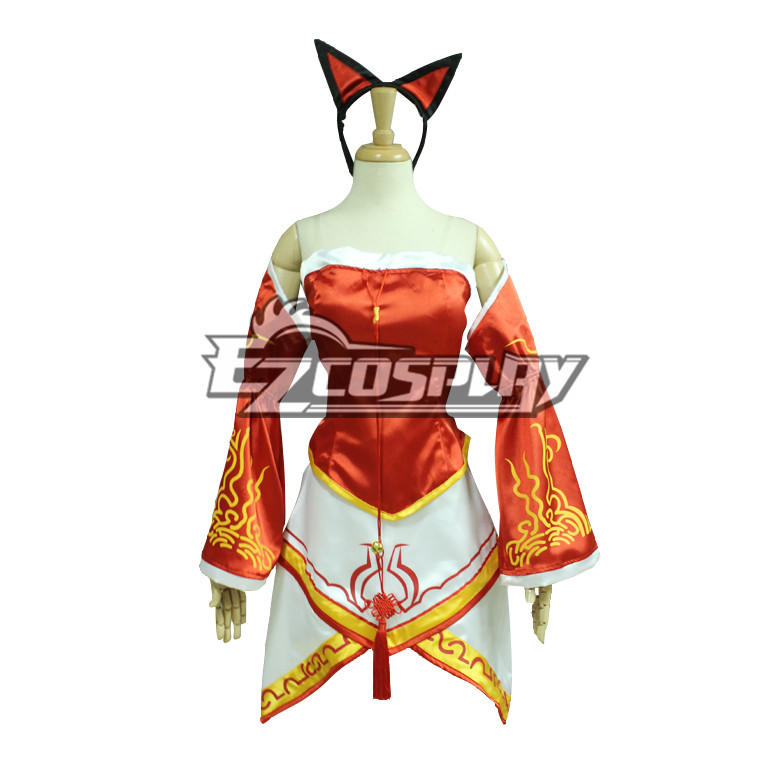 League Of Legends LOL Ahri Classic Skin Cosplay Costume - B Version