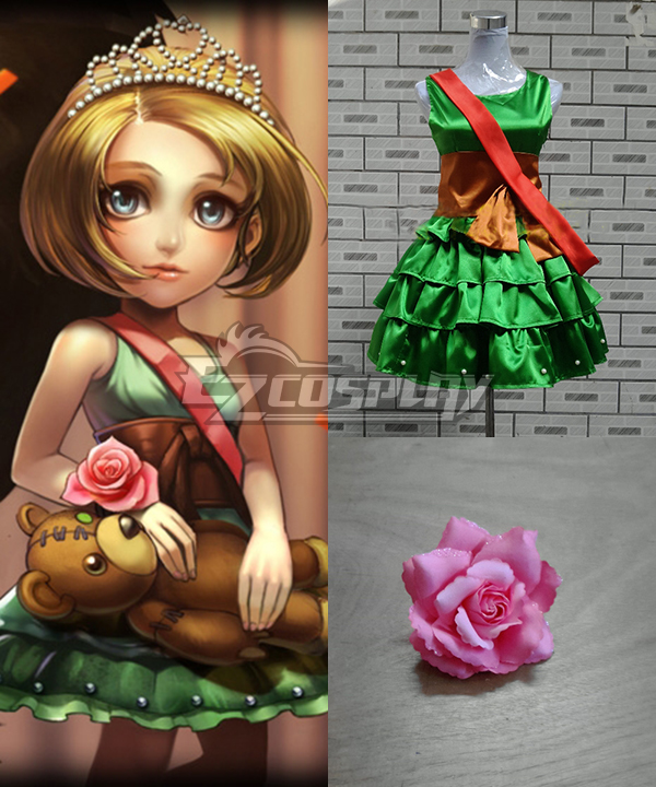League of Legends LOL Annie The Dark Child Prom Princess Cosplay Costume