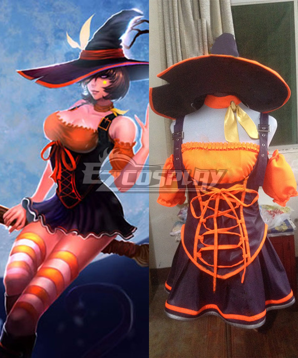 League of Legends LOL Nidalee The Bestial Huntress Witch Charm Cosplay Costume