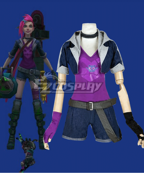 League of Legends Loose Cannon Slayer Jinx Cosplay Costume