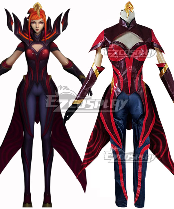 League of Legends LOL Elementalist Magma Lux Cosplay Costume - No Pauldrons