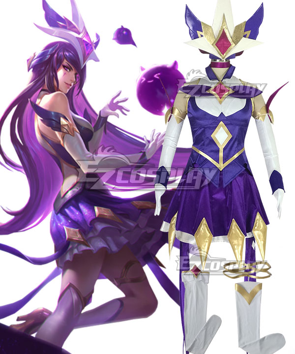 League of Legends LOL Star Guardian Syndra The Dark Sovereign Cosplay Costume