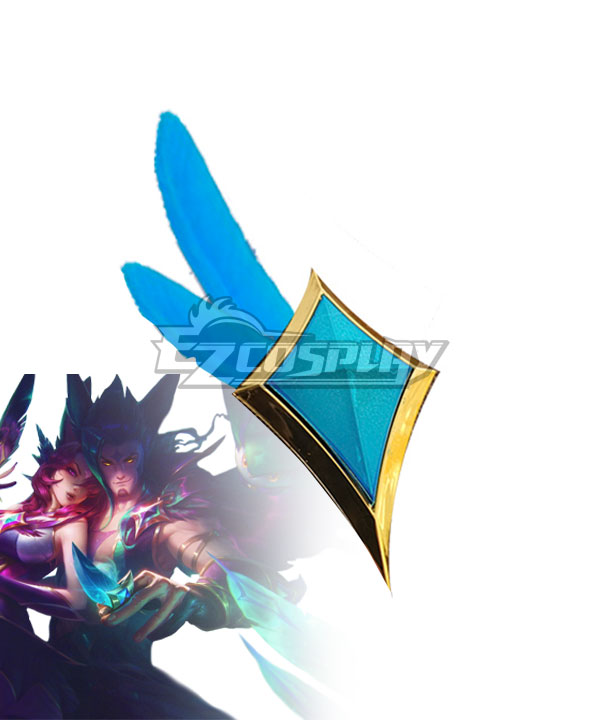 League of Legends LOL Star Guardian 2019 Rakan Feather Blade Cosplay Accessory Prop