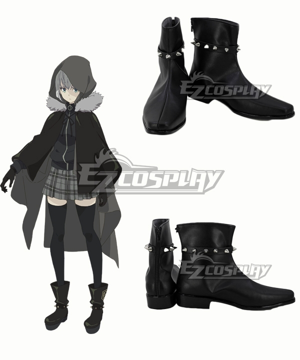 Fate Lord El-Melloi II Case Files Gray Black Shoes Cosplay Boots