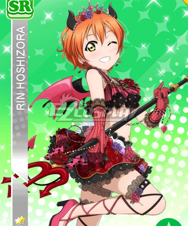 

Love Live! Lovelive! Halloween Rin Hoshizora Little Devil Ver. Cosplay Costume