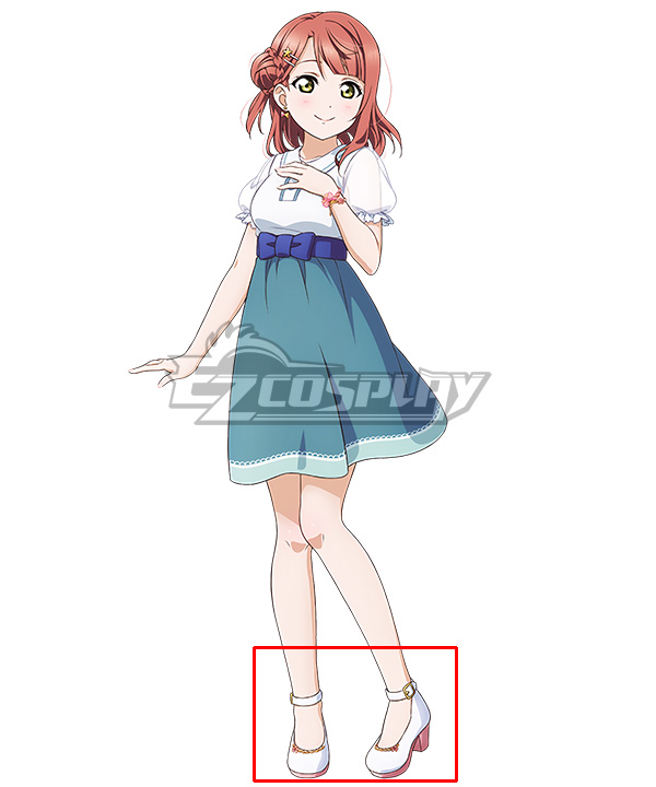 Love Live! Lovelive! PERFECT Dream Project Ayumu Uehara White Cosplay Shoes