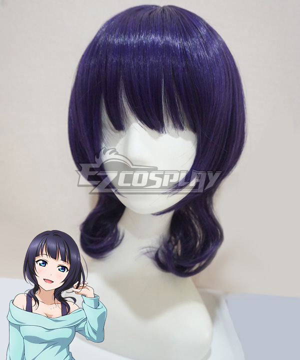 Love Live! Lovelive! PERFECT Dream Project Karin Asaka Purple Cosplay Wig