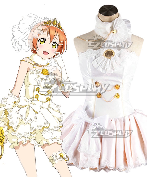 Love Live! Lovelive! Wedding Bride Dress Party Dress Rin Hoshizora Cosplay Costume