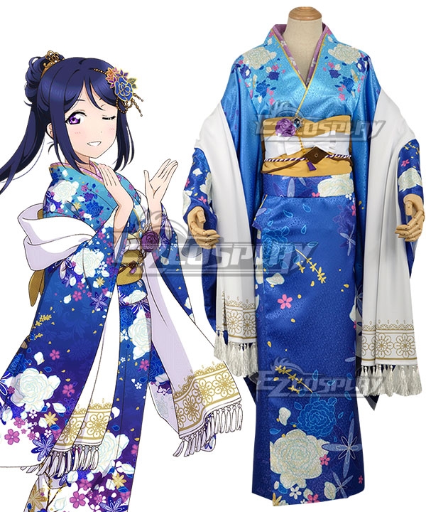 Love Live! Sunshine!! New Year Kimono Kanan Matsuura Cosplay Costume