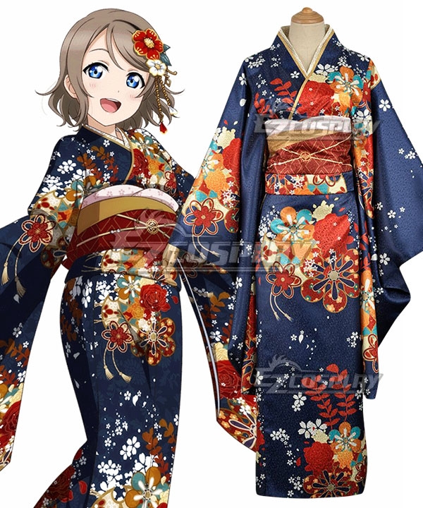 

Love Live! Sunshine!! New Year Kimono You Watanabe Cosplay Costume