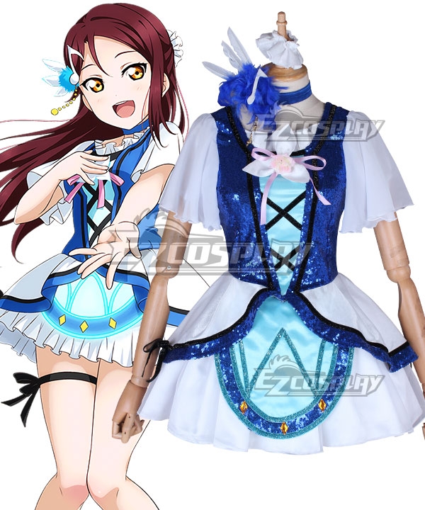 

Love Live! Sunshine!! WATER BLUE NEW WORLD Riko Sakurauchi Cosplay Costume
