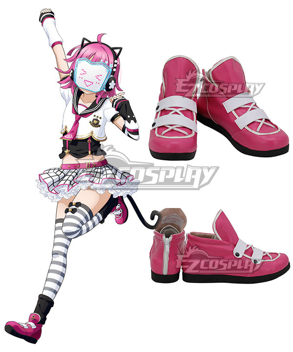 LoveLive! School Idol Festival PERFECT Dream Project ALL STARS Rina Tennoji Pink Cosplay Shoes