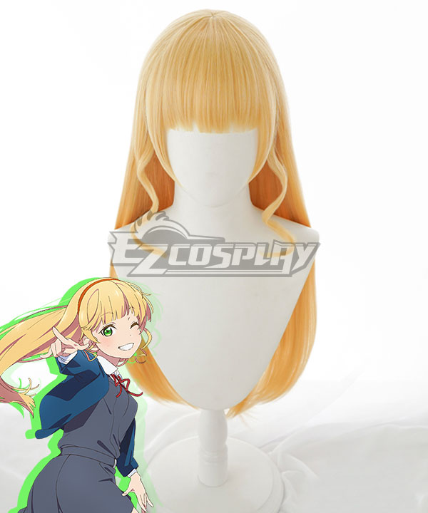 lovelive! New Project! Heanna Sumire Golden Cosplay Wig