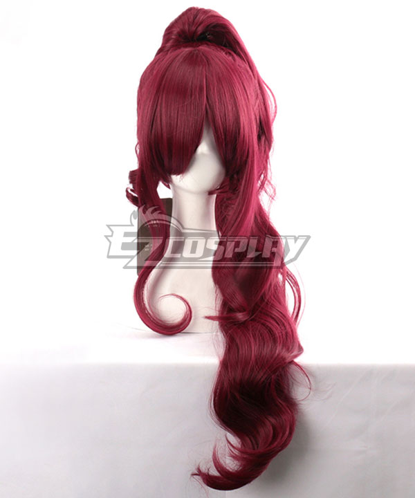 Hercules Meg Wine Red Cosplay Wig