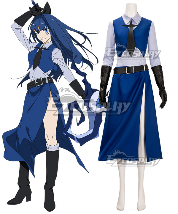 Mahō Shōjo Magical Destroyers Magical Destroyers Blue Cosplay Costume