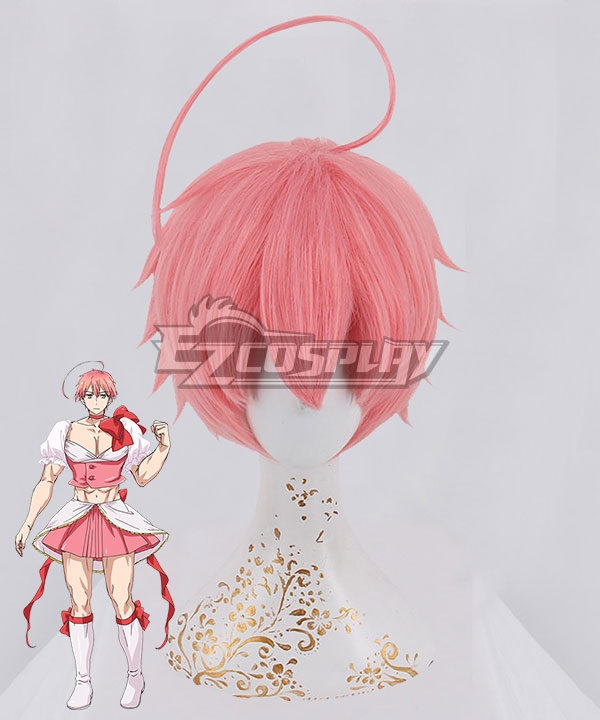 Magical Girl Ore Magical Girl Saki Uno Male Pink Cosplay Wig