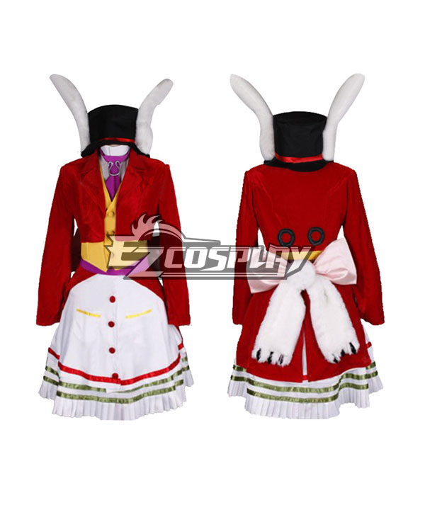 Alice: Madness Returns Alice Lucky Rabbit Red Cosplay Costume