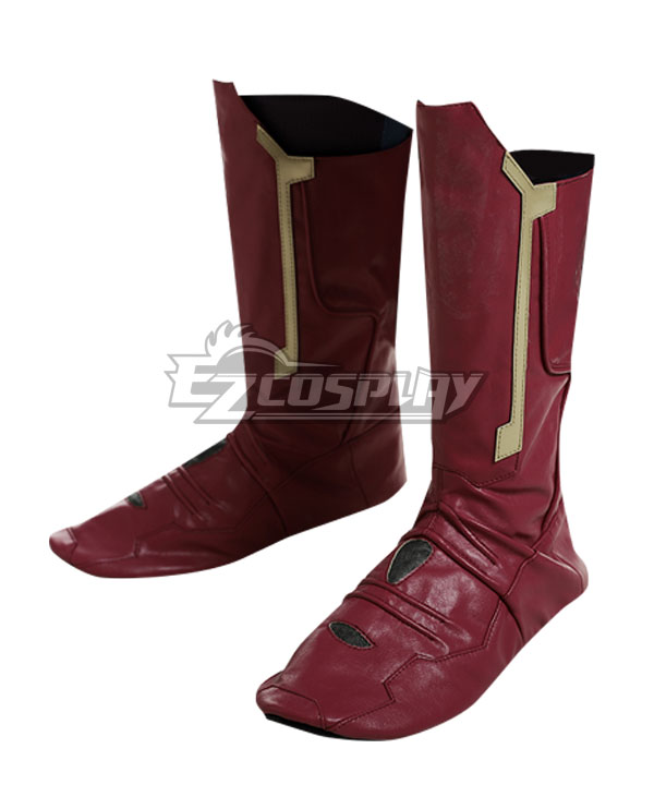 Marvel 2018 Avengers Infinity War Vision Red Shoes Cosplay Boots