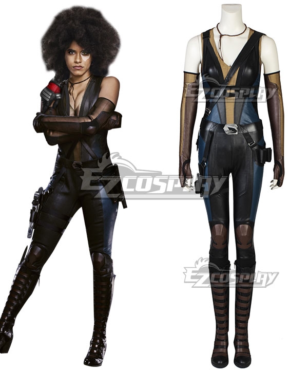 

Marvel 2018 Deadpool2 Domino Neena Thurman Cosplay Costume