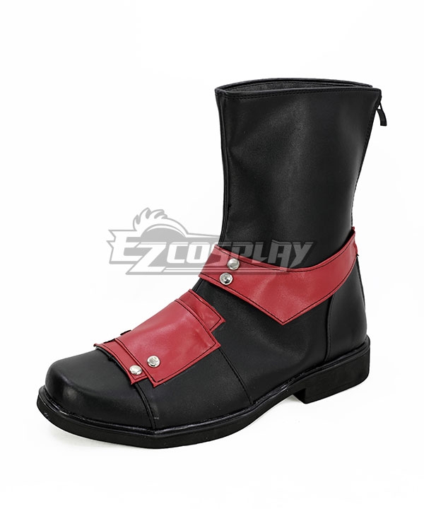 Marvel 2018 Deadpool Wade Winston Wilson Black Red Shoes Cosplay