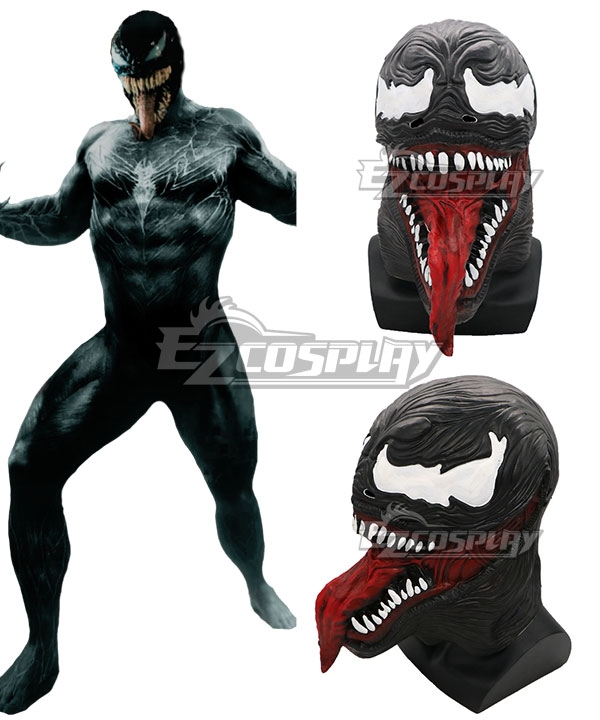 Marvel 2018 Movie Venom Halloween Mask Cosplay Accessory Prop
