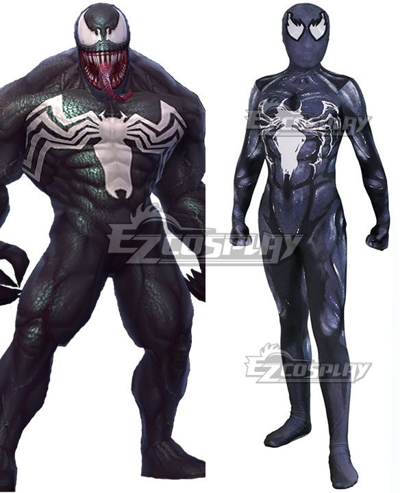 Marvel 2018 Movie Venom Spandex Jumpsuit Cosplay Costume