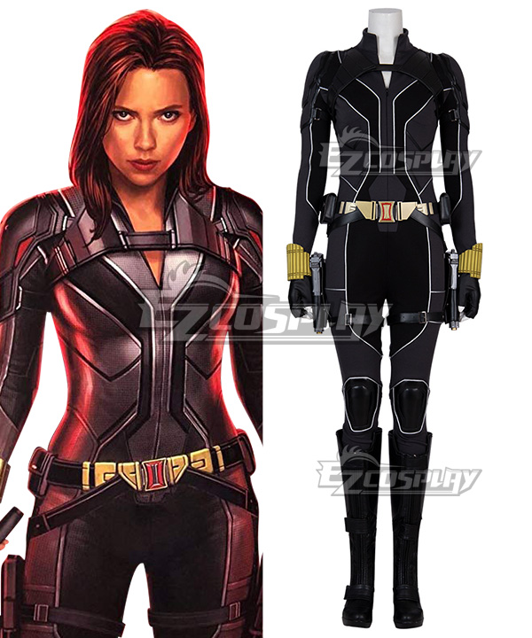 

Marvel 2020 Movie Black Widow Natasha Romanoff Suit Cosplay Costume Black Edition
