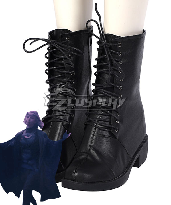 Marvel 2021 Loki Lady Loki Black Shoes Cosplay Boots