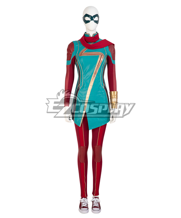 Marvel 2021 Ms. Marvel Kamala Khan Cosplay Costume