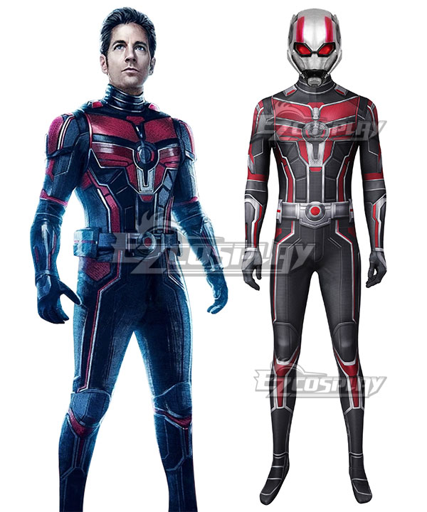 Marvel Ant Man 3: Ant-Man and the Wasp Quantumania Scott Lang Jumpsuit Cosplay Costume