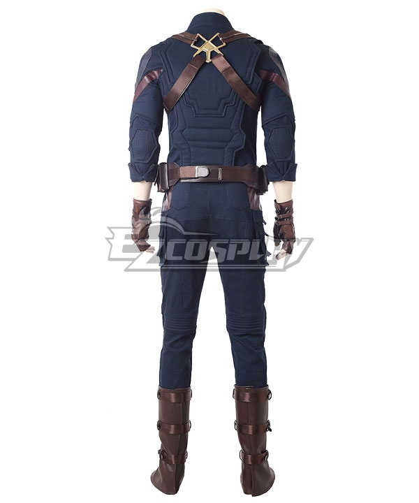 Marvel Avengers 3 Infinity War Captain America Steven Rogers Cosplay Costume