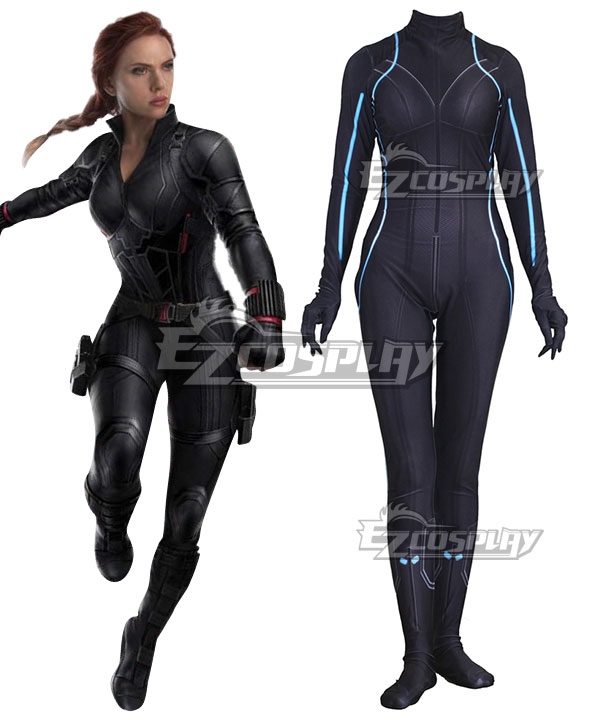 Marvel Avengers 4: Endgame Avengers Black Widow Natasha Romanoff Jumpsuit Cosplay Costume