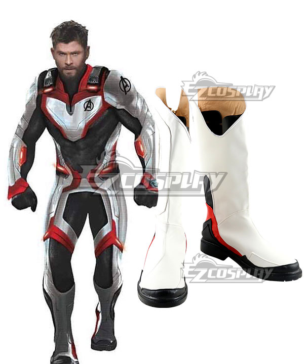 Marvel Avengers 4: Endgame Superhero Iron Man Ant Man  White Cosplay Boots
