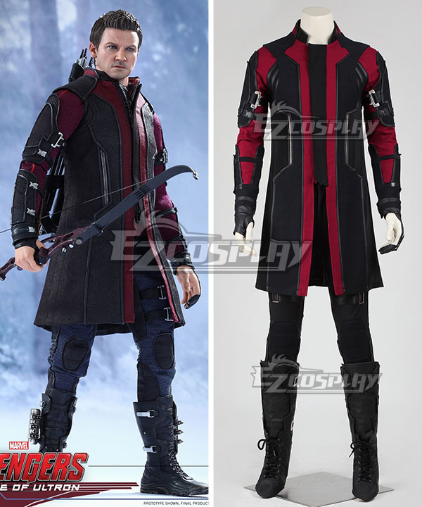 

Marvel Avengers Age of Ultron Hawkeye Clinton Francis Barton Cosplay Costume