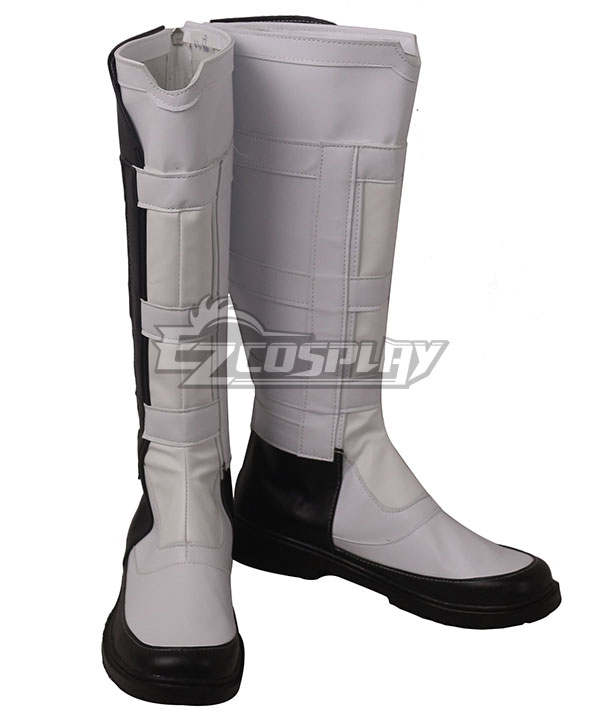Marvel Avengers Endgame Avengers Superhero Battle Suit White Shoes Cosplay Boots