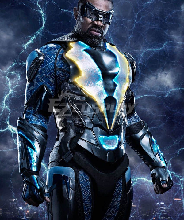 Marvel Black Lightning Jefferson Pierce Cosplay-Kostüm