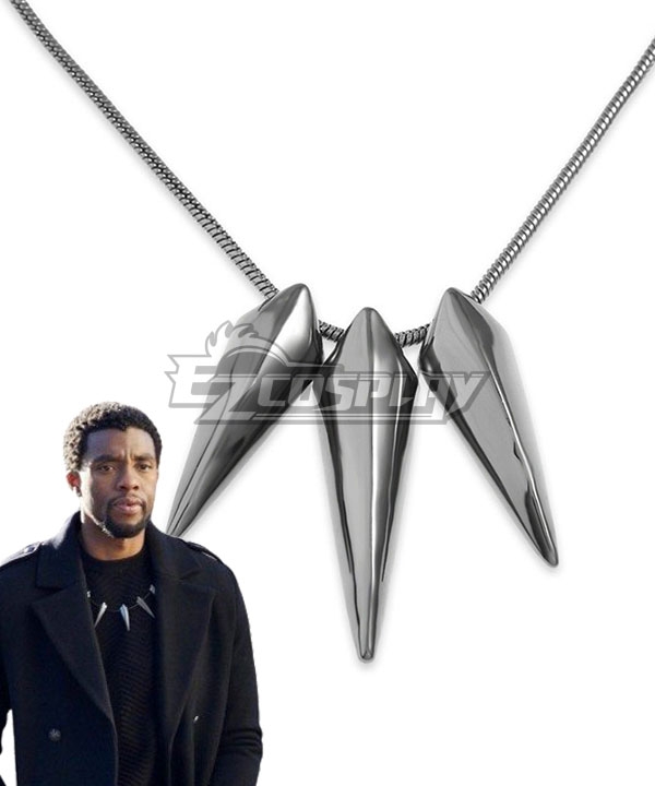 Marvel Black Panther 2018 Movie T'Challa Black Panther Necklace Cosplay Accessory Prop