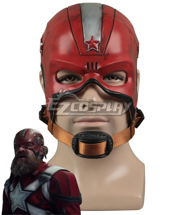 Marvel Black Widow 2020 Red Guardian Helmet Cosplay Accessory Prop