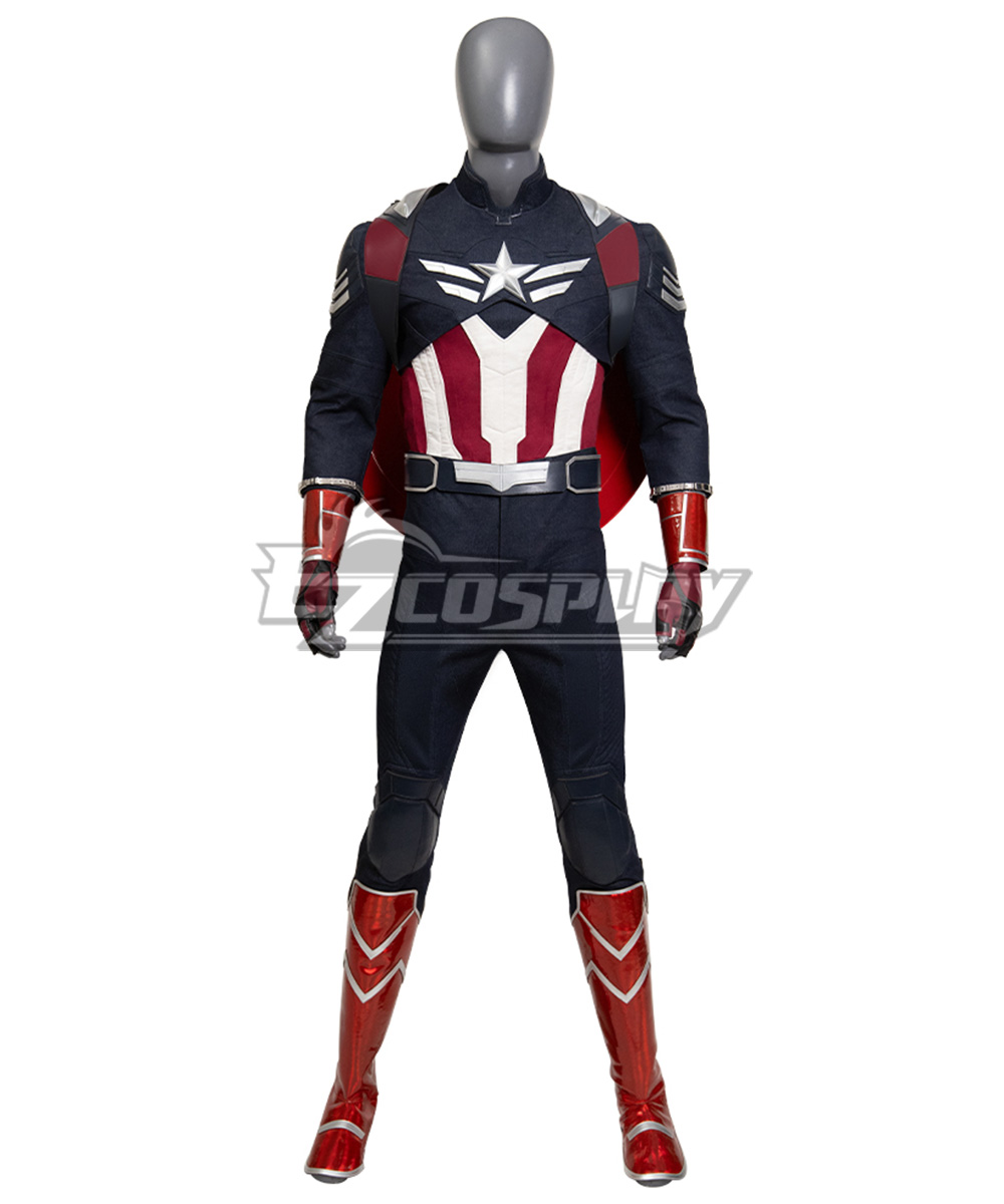 Marvel Captain America: Brave New World Sam Wilson Captain America Cosplay Costume