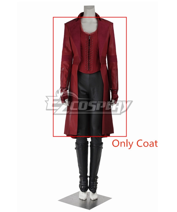 

Marvel Captain America Civil War Scarlet Witch Wanda Maximoff Cosplay Costume - Only Coat
