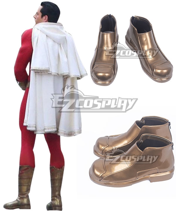 

DC Comics Shazam! Billy Batson Golden Cosplay Shoes