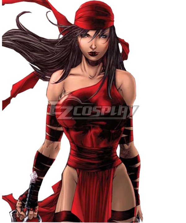 Marvel Comics Elektra Natchios Cosplay Costume
