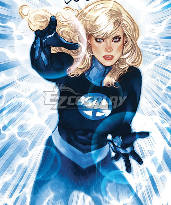 

Marvel Comics Invisible Woman Susan Storm Richards Cosplay Costume