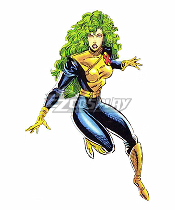 Marvel Comics X-Men Comic Polaris Cosplay Costume
