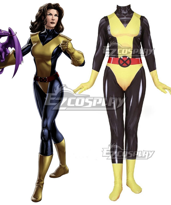 Marvel Comics X-Men Kitty Pryde Zentai Jumpsuit Cosplay Costume