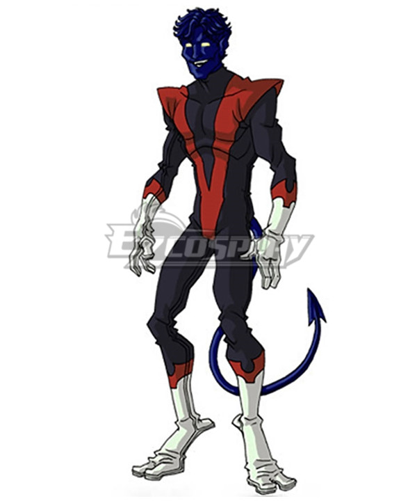 Marvel Comics X-Men Nightcrawler Cosplay Costume