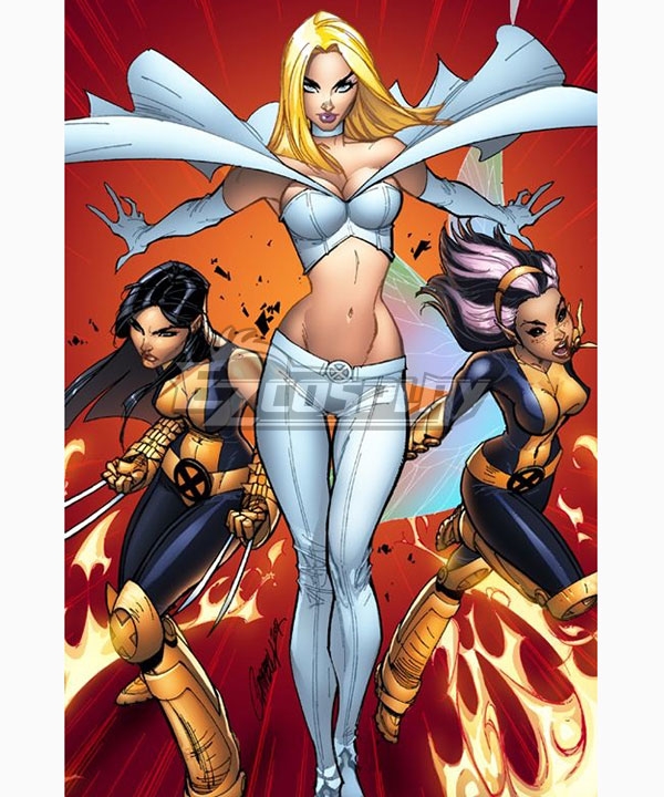 

Marvel Comics X-Men White Queen Emma Frost Cosplay Costume